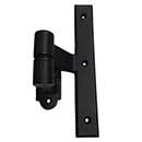 John Wright [088530] Cast Iron Shutter Mid Range Hinge &amp; Pintle Combo - NY Style - Flat Black - 7&quot; L - 2 1/4&quot; Offset