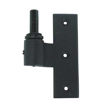 John Wright [088533] Cast Iron Shutter Mid Range Hinge - Special Purpose - Flat Black - 3 5/8&quot; L - 1&quot; Offset