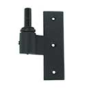 John Wright [088533] Cast Iron Shutter Mid Range Hinge - Special Purpose - Flat Black - 3 5/8" L - 1" Offset