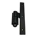 John Wright [088537] Cast Iron Shutter Mid Range Hinge &amp; Pintle Combo - NY Style - Flat Black - 7&quot; L - 3/4&quot; Offset