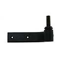 John Wright [088522] Cast Iron Shutter Pintle - NY Style - Brick Mount - 1 1/2" Offset - Flat Black