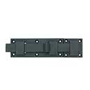 John Wright [088502PC] Cast Iron Shutter Slide Bolt - Flat Black - 8 3/4" L