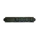 John Wright [088503] Cast Iron Shutter Slide Bolt - Hurricane - Flat Black - 12" L