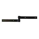 John Wright [088521] Cast Iron Surface Shutter Hinge - Special Purpose - Flat Black Finish - 1&quot; Offset