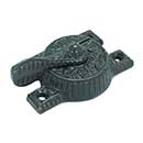 John Wright [088457] Cast Iron Window Sash Lock - Fancy Victorian - Vintage Iron Finish - 2 1/2&quot; L