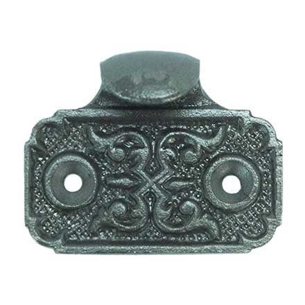 John Wright [088551] Cast Iron Window Sash Lift - Victorian - Vintage Iron Finish - 1 15/16&quot; L