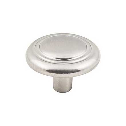 Kasaware [K236SN-4] Die Cast Zinc Cabinet Knob Multi-Pack - Stepped Ring Series - Satin Nickel Finish - 1 1/4&quot; Dia. - 4 Pack