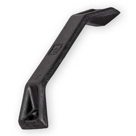 Leatherneck Hardware [C95-806] Cast Iron Barn Door Handle - Low Profile Raised Bow - Painted Bronze Finish