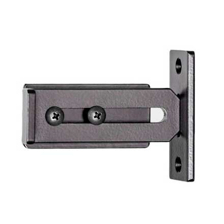 Leatherneck Hardware [0119-7019] Rolling Barn Door Lock - Privi-Loc - Flat Black Finish
