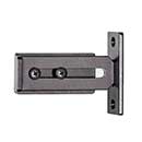 Leatherneck Hardware [0119-7019] Rolling Barn Door Lock - Privi-Loc - Flat Black Finish