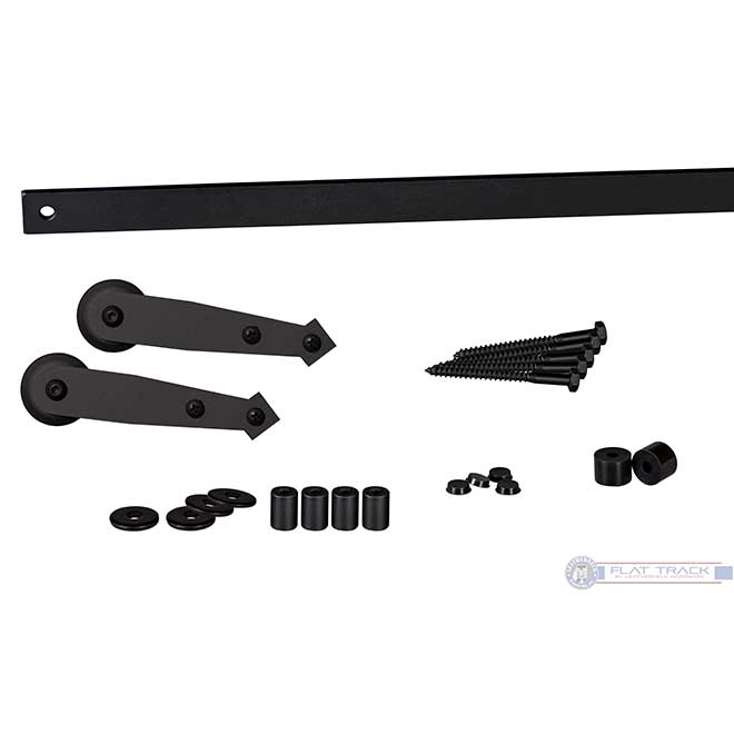 Leatherneck Hardware [2011-0005] Lightweight Rolling Cabinet Door Hardware Kit