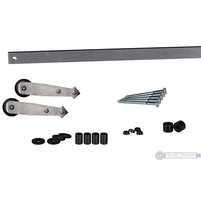 Leatherneck Hardware [2011-9005] Lightweight Rolling Cabinet Door Hardware Kit