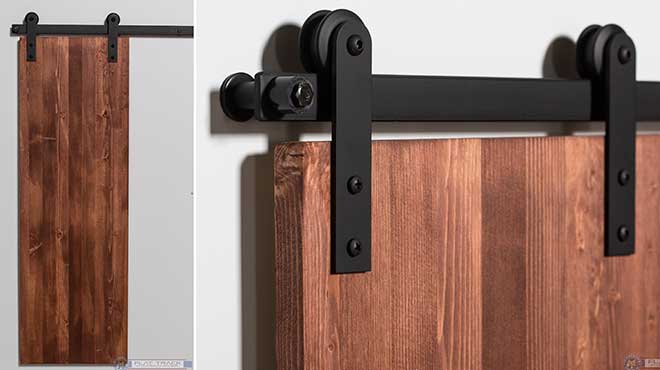 Leatherneck Hardware [2021-0007] Lightweight Rolling Cabinet Door Hardware Kit