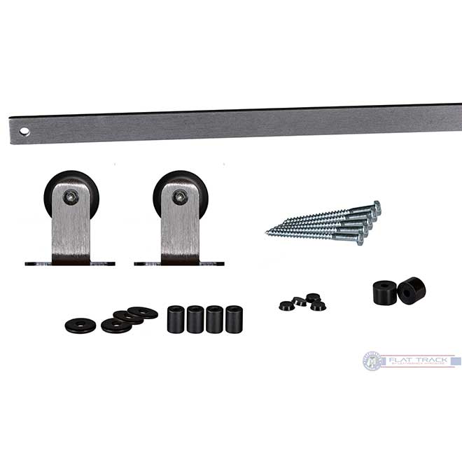 Leatherneck Hardware [2071-9007] Lightweight Rolling Cabinet Door Hardware Kit