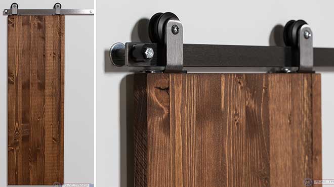 Leatherneck Hardware [2071-9007] Lightweight Rolling Cabinet Door Hardware Kit