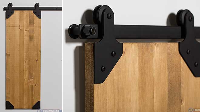Leatherneck Hardware [2171-0008] Lightweight Rolling Cabinet Door Hardware Kit
