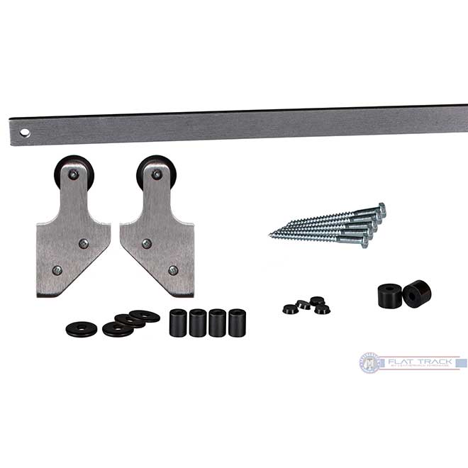 Leatherneck Hardware [2171-9006] Lightweight Rolling Cabinet Door Hardware Kit