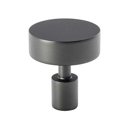 Lew&#39;s Hardware [71-001] Stainless Steel Cabinet Knob - Black Stainless Series - Brushed Black Nickel Finish - 1 1/8&quot; Dia.