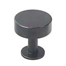 Lew&#39;s Hardware [61-001] Solid Brass Cabinet Knob - Disc Knob Series - Oil Rubbed Bronze Finish - 1 1/8&quot; Dia.