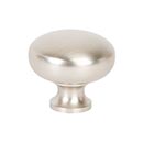 Lew's Hardware [38-101] Die Cast Zinc Cabinet Knob - Metal Mushroom Series - Brushed Nickel Finish - 1 1/4" Dia.