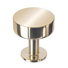 brass cabinet knob disc polished solid hardware finish series dia lew knobs kitchen lews