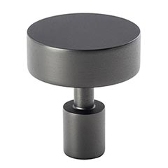 Lew&#39;s Hardware [71-001] Stainless Steel Cabinet Knob - Black Stainless Series - Brushed Black Nickel Finish - 1 1/8&quot; Dia.