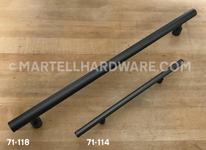 Lew's Hardware Black Stainless Round Bar Series