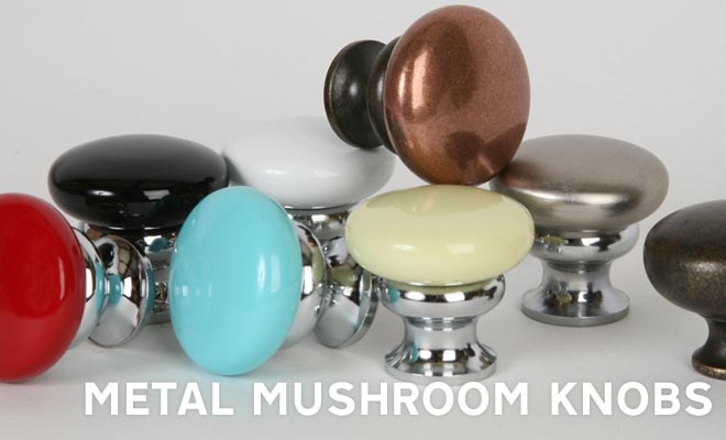Lew's Hardware Metal Mushroom Knobs