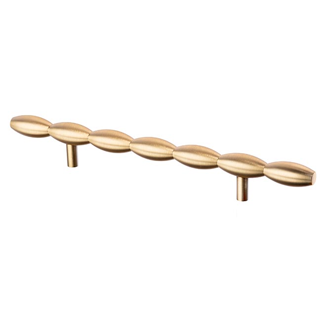 Lew's Hardware Bar Brushed Brass Drawer Pulls Cabinet Handles