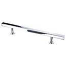 Lew&#39;s Hardware [21-107] Solid Brass Appliance/Door Pull Handle - Square Bar Series - Polished Chrome Finish - 9&quot; C/C - 14&quot; L