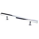 Lew&#39;s Hardware [21-107] Solid Brass Appliance/Door Pull Handle - Square Bar Series - Polished Chrome Finish - 9&quot; C/C - 14&quot; L
