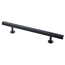 Lew's Hardware [51-107] Solid Brass Appliance/Door Pull Handle - Square Bar Series - Matte Black Finish - 9" C/C - 14" L