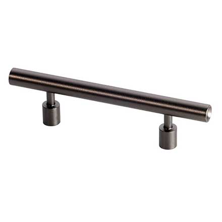 Lew&#39;s Hardware [71-112] Stainless Steel Cabinet Pull Handle - Black Stainless Series - Standard Size - Brushed Black Nickel Finish - 3&quot; C/C - 5&quot; L