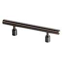 Lew's Hardware [71-112] Stainless Steel Cabinet Pull Handle - Black Stainless Series - Standard Size - Brushed Black Nickel Finish - 3" C/C - 5" L