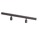 Lew's Hardware [71-113] Stainless Steel Cabinet Pull Handle - Black Stainless Series - Standard Size - Brushed Black Nickel Finish - 3" C/C - 7" L