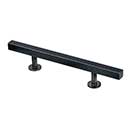 Lew&#39;s Hardware [61-103] Solid Brass Cabinet Pull Handle - Square Bar Series - Standard Size - Oil Rubbed Bronze Finish - 3&quot; &amp; 96mm C/C - 7&quot; L