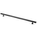 Lew's Hardware [61-105] Solid Brass Cabinet Pull Handle - Square Bar Series - Oversized - Oil Rubbed Bronze Finish - 12" & 15" C/C - 18" L