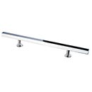 Lew&#39;s Hardware [21-104] Solid Brass Cabinet Pull Handle - Square Bar Series - Oversized - Polished Chrome Finish - 6&quot; C/C - 10 1/2&quot; L