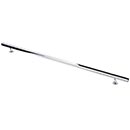 Lew's Hardware [21-106] Solid Brass Cabinet Pull Handle - Square Bar Series - Oversized - Polished Chrome Finish - 16" & 20" C/C - 24" L