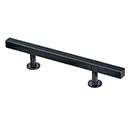Lew's Hardware [61-103] Solid Brass Cabinet Pull Handle - Square Bar Series - Standard Size - Oil Rubbed Bronze Finish - 3" & 96mm C/C - 7" L