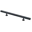 Lew&#39;s Hardware [61-104] Solid Brass Cabinet Pull Handle - Square Bar Series - Oversized - Oil Rubbed Bronze Finish - 6&quot; C/C - 10 1/2&quot; L