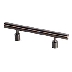 Lew&#39;s Hardware [71-112] Stainless Steel Cabinet Pull Handle - Black Stainless Series - Standard Size - Brushed Black Nickel Finish - 3&quot; C/C - 5&quot; L