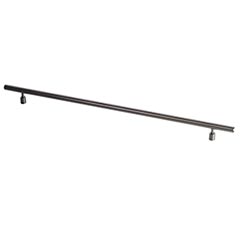 Lew&#39;s Hardware [71-115] Stainless Steel Cabinet Pull Handle - Black Stainless Series - Oversized - Brushed Black Nickel Finish - 15&quot; C/C - 18&quot; L
