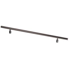 Lew&#39;s Hardware [71-117] Stainless Steel Cabinet Pull Handle - Black Stainless Series - Oversized - Brushed Black Nickel Finish - 10&quot; C/C - 14&quot; L