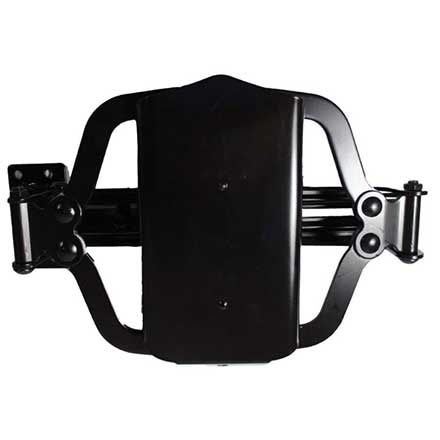 LockeyUSA [TB100] Steel Turtleback Hydraulic Gate Closer - Black - 7 1/2" L
