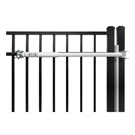LockeyUSA [TB250-W] SUMO&#174; Steel Turtleback Hydraulic Gate Closer - Adjustable - White - Gates 50-125 lbs.