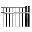 LockeyUSA [TB250-W] SUMO&#174; Steel Turtleback Hydraulic Gate Closer - Adjustable - White - Gates 50-125 lbs.