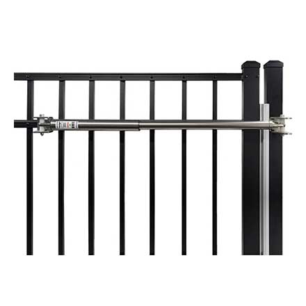LockeyUSA [TB400-SS] SUMO® Stainless Steel Turtleback Hydraulic Gate Closer - Polished - Gates 75-175 lbs.