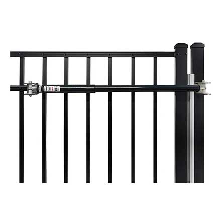 LockeyUSA [TB450-B] SUMO&#174; Steel Turtleback Hydraulic Gate Closer - Adjustable - Black - Gates 75-175 lbs.