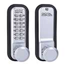 LockeyUSA [2830] Gate Mechanical Keyless Knob Lock with Passage - Single Combination - 6 1/2" x 2 1/2"